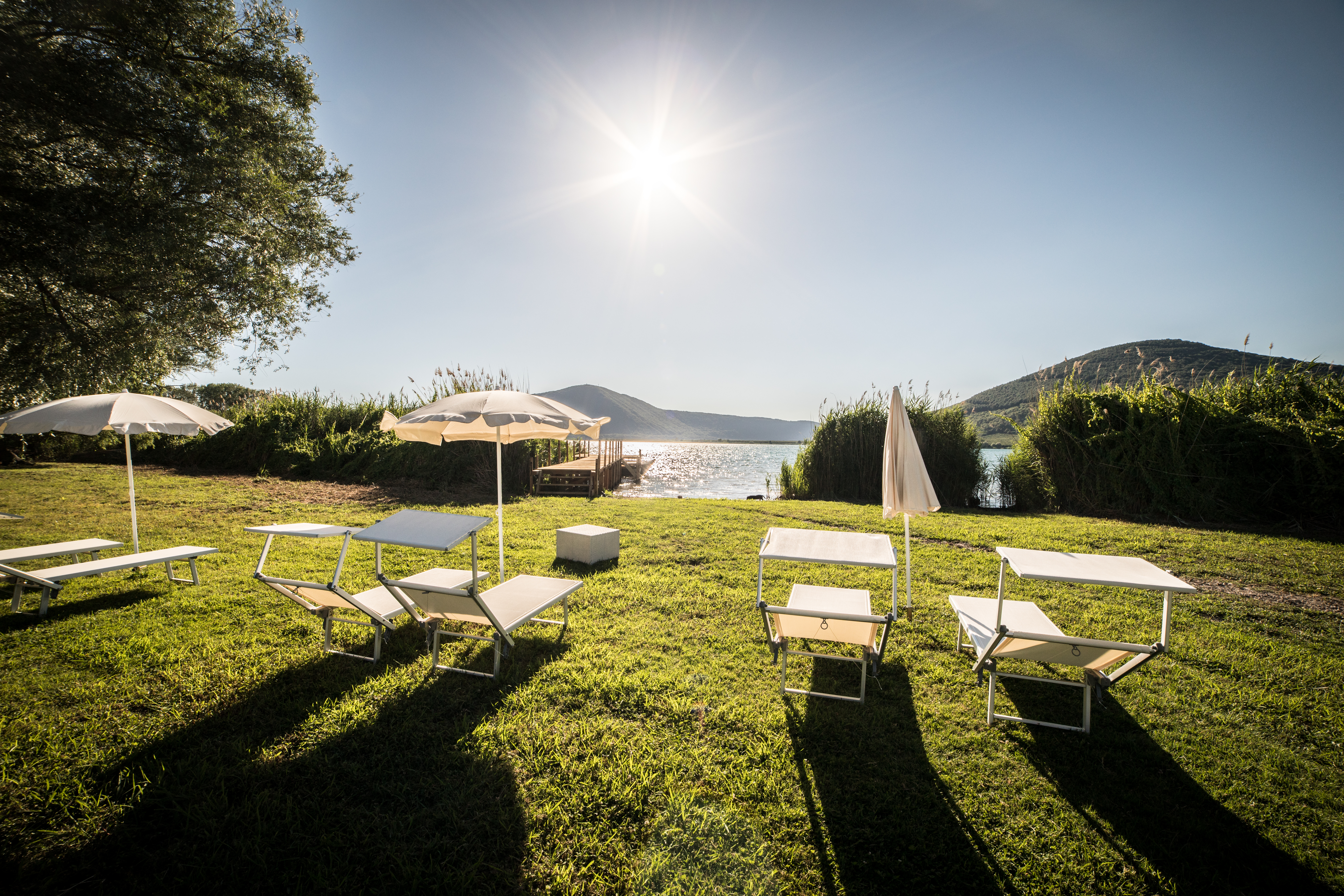 spiaggia lago di vico